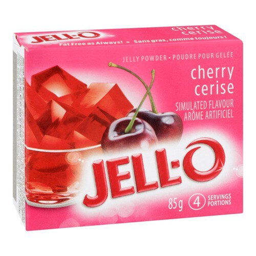 Jell-O Jelly Powder Gelatin Mix Cherry 85 g