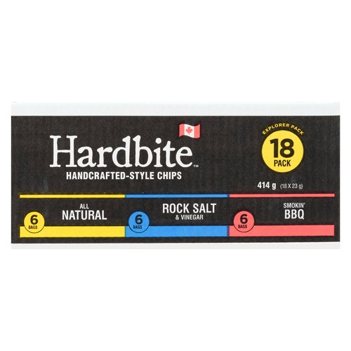 Hardbite Potato Chips Variety Pack 18 Count 414 g