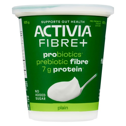 Activia Fibre+ Pre/Probiotic 2.9% Yogurt Plain 625 g