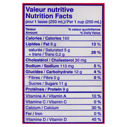 Québon 3.25%  Milk Homogenized 4 L