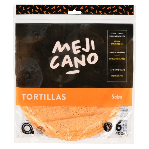 Mejicano Tortillas 10 Inch Salsa 400 g