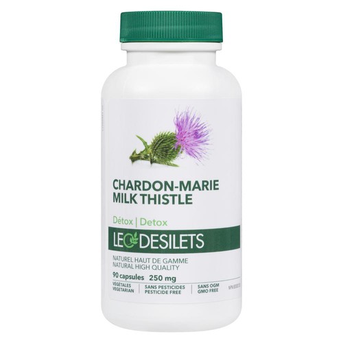 Léo Désilets Detox Milk Thistle 250 mg Capsules 90 Count