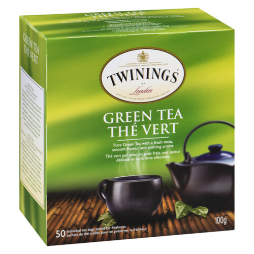 Twinings Of London Green Tea Individual Tea Bags 50 EA