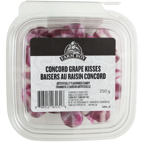 Farm Boy Candy Concord Grape Kisses 250 g