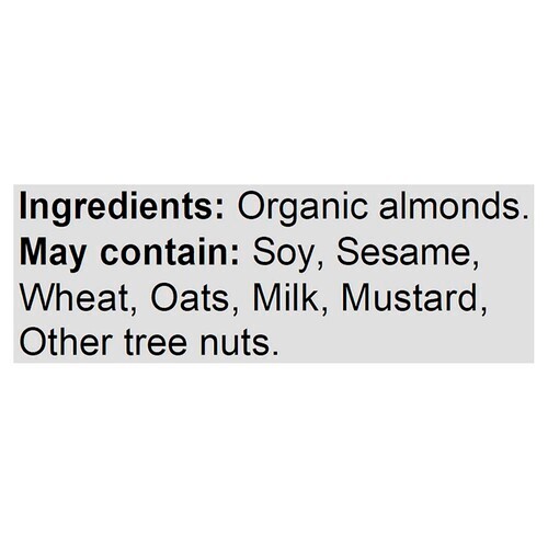 Left Coast Organics Organic Almonds Raw 300 g