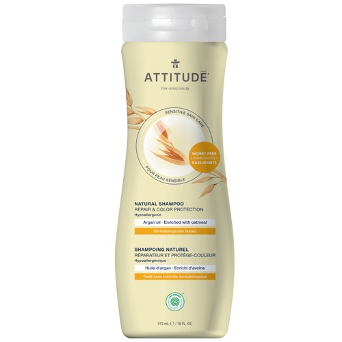Attitude Oatmeal Sensitive Shampoo Natural Color Care 473 ml