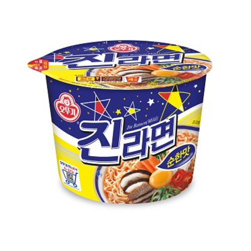 Ottogi Jin Mild Ramen Bowl 110 g