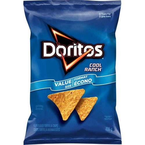 Doritos Tortilla Chips Cool Ranch Value Size 400 g