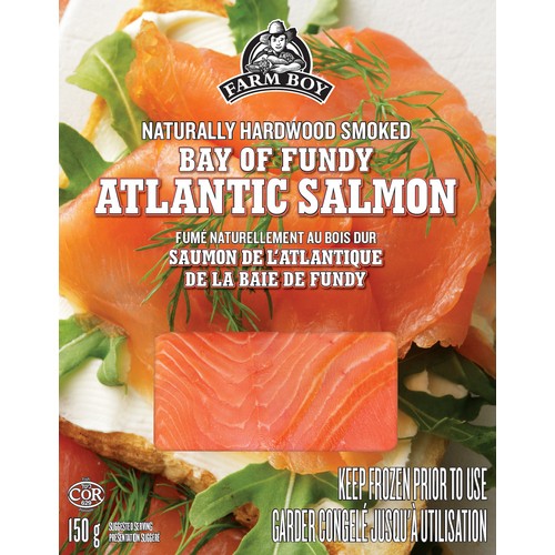 Farm Boy Frozen Smoked Atlantic Salmon Bay Of Fundy 150 g