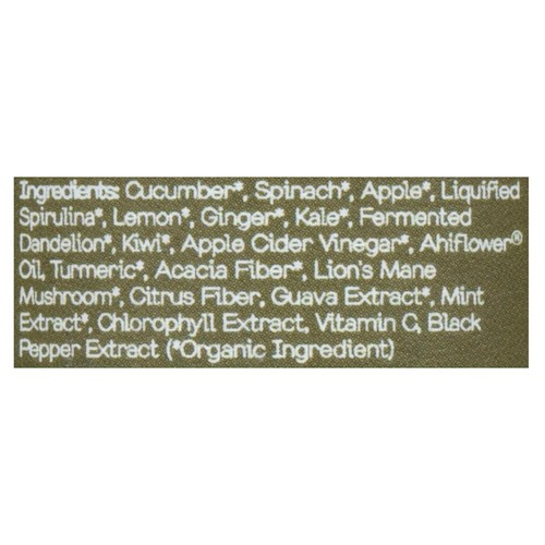 Greenhouse Organic Wellness Shot Green Ritual 60 ml (bottle)
