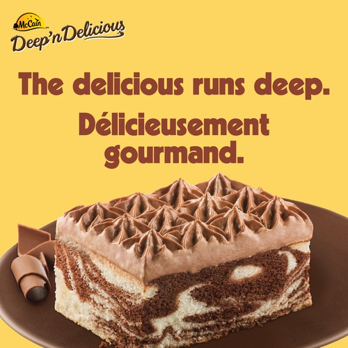McCain Deep'n Delicious Frozen Cake Marble 510 g