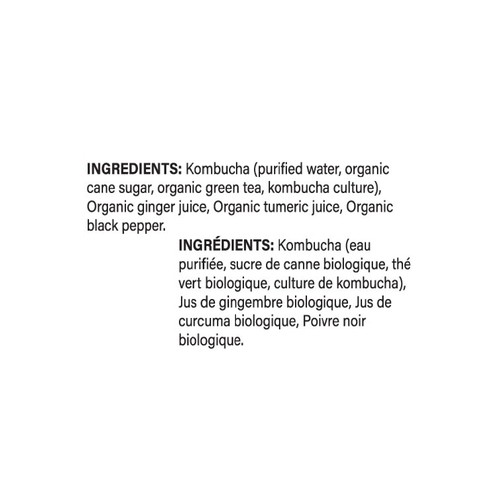 Happy Belly Kombucha Ginger Turmeric 355 ml (can)