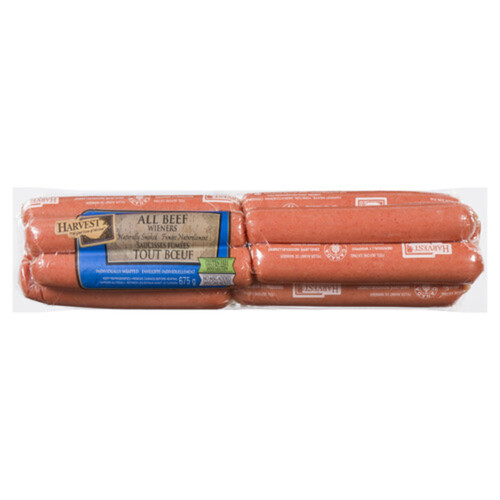 Harvest Meats All Beef Naturally Smoked Wieners 675 g