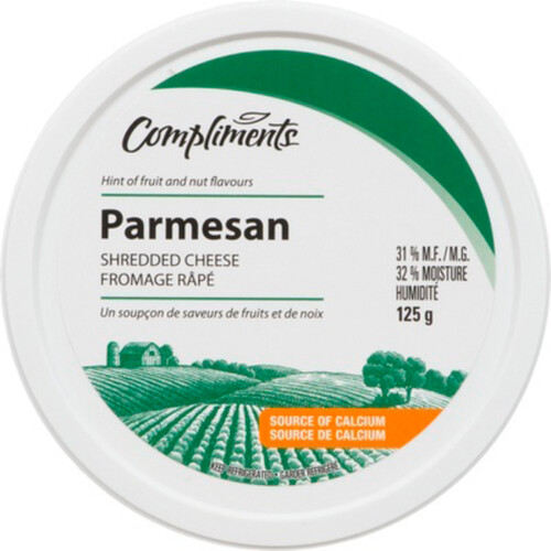 Voilà Online Grocery Delivery Compliments Shredded Cheese Parmesan