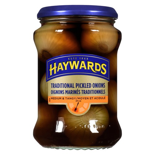 Hayward's Medium & Tangy Traditional Onions 375 mL