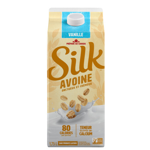 Silk DairyFree Plant Based Oat Beverage Vanilla Flavour 1.75 L Voilà