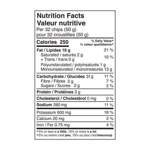 Humble Organic Potato Chips Salt And Vinegar 135 g