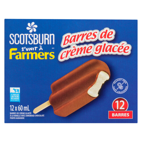 Scotsburn Joins Farmers Ice Cream Bar Vanilla 720 ml