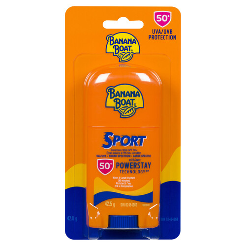 Banana Boat Sport Sunscreen Stick Water & Sweat Resistant SPF 50+ 42.5 g