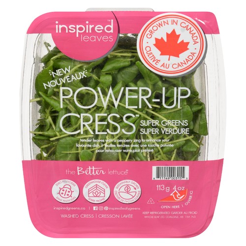 Inspired Leaves Power Up Cress Blend Super Greens 113 g