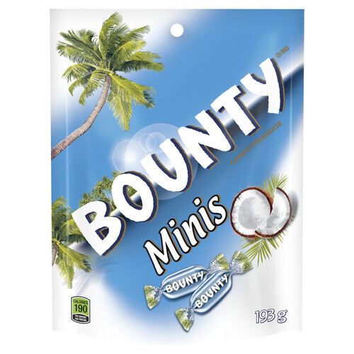 Bounty Milk Chocolate Minis Coconut Sharing Bag 193 g