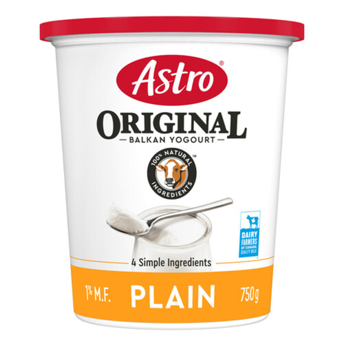 Astro Original 1% Balkan Yogurt Plain 750 g