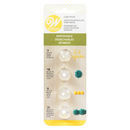 Wilton Enterprises Disposable Tip Set 4 EA