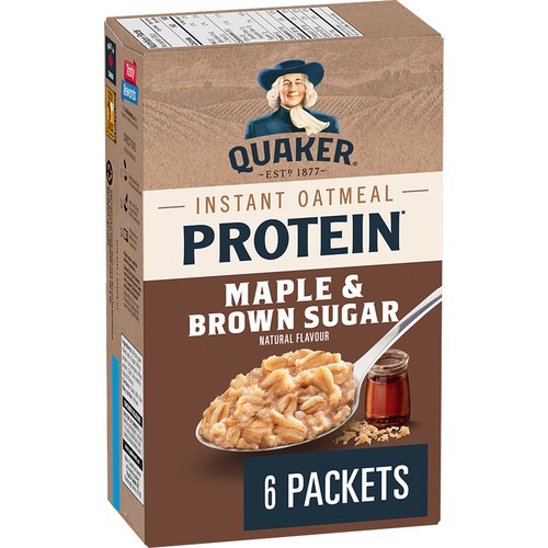 Quaker Instant Oatmeal High Protein Maple & Brown Sugar 228 g