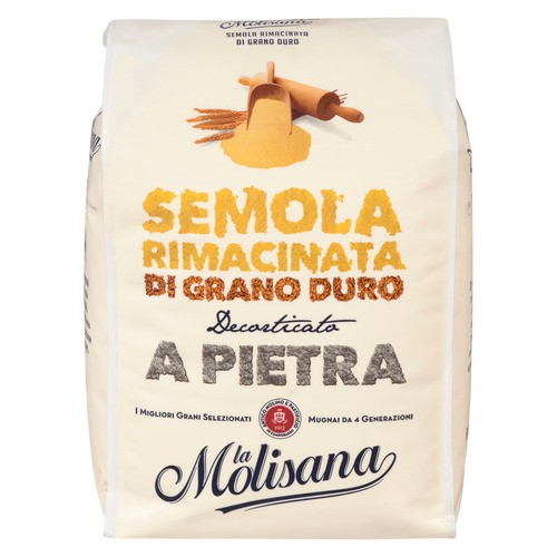 La Molisana Semola Durum Wheat Rimacinata Di Grano 1 kg