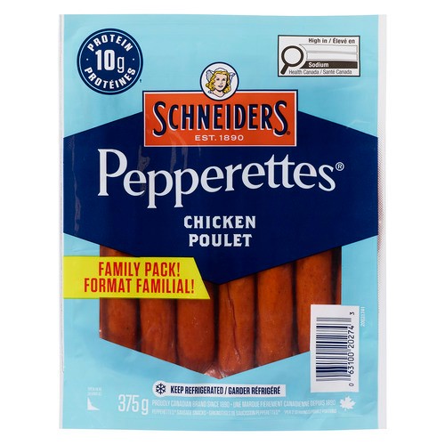 Schneiders Pepperettes Sausage Snacks Chicken Family Pack 375 g