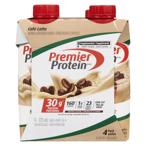 Premier Protein Shake Cafe Latte 4 x 325 ml