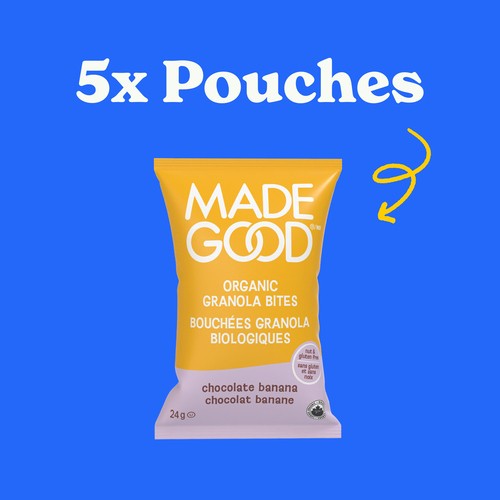 MadeGood Organic Granola Minis Chocolate Banana 5 x 24 g
