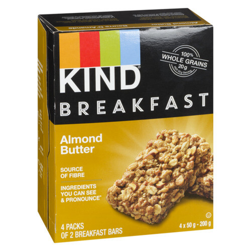 Kind Breakfast Bar Almond Butter 4 x 50 g