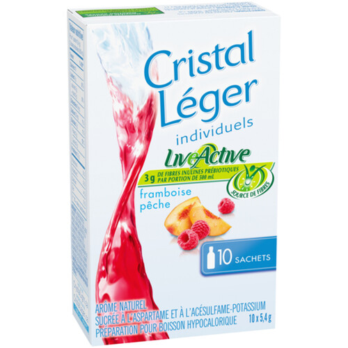 Crystal Light Singles Raspberry Peach 54 g