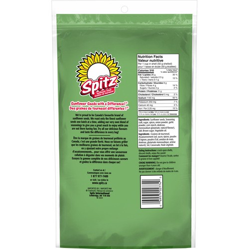 Spitz Sunflower Seeds Seasoned 370 g