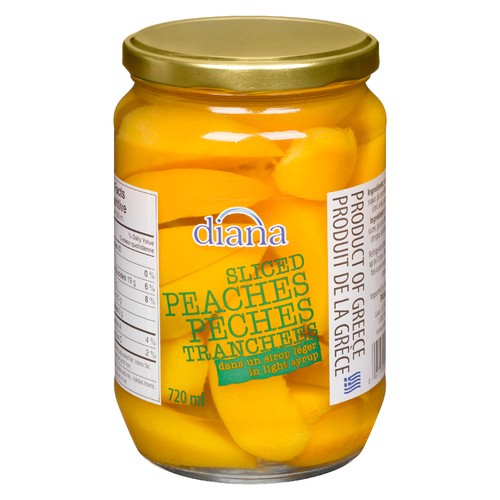 Diana Sliced Peaches In Light Syrup 720 ml
