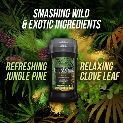 Axe Deodorant Stick Jungle Pine & Clove Leaf 85 g
