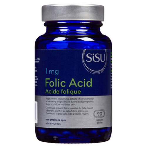 Sisu Folic Acid 1 mg 90 Capsules 