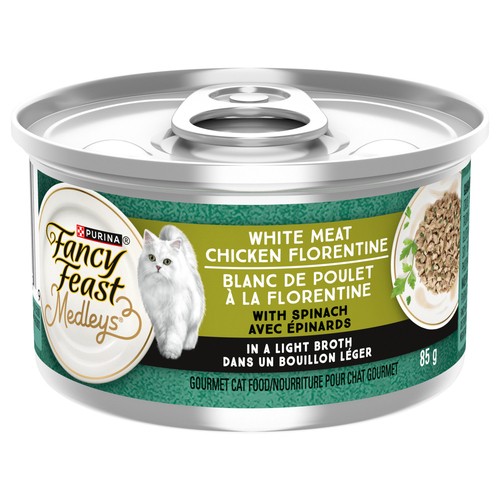 Purina Fancy Feast Wet Cat Food Medleys Chicken Florentine 85 g