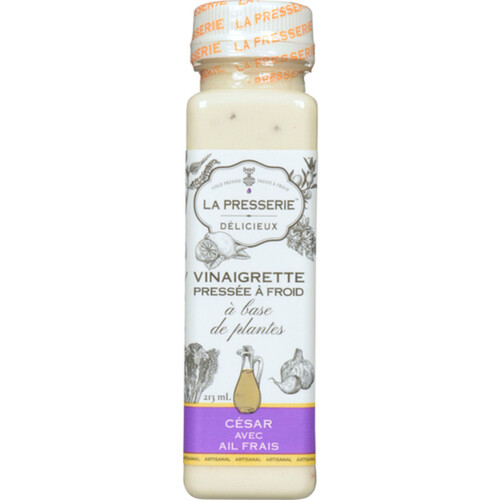 La Presserie Vegan Salad Dressing Caesar Garlic 213 ml