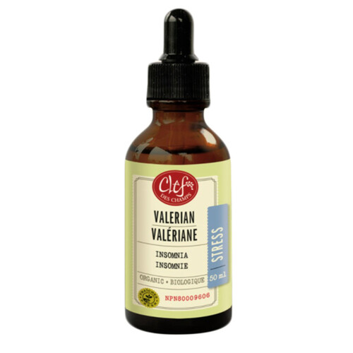 Clef des Champs Organic Tincture Insomnia Valerian Stress 50 ml