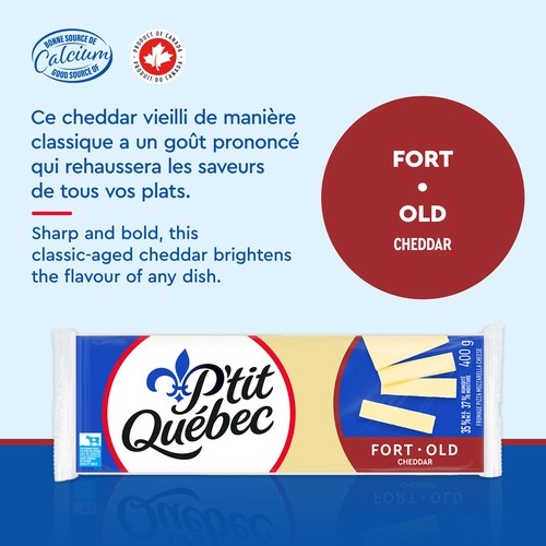 P'tit Québec Cheese Old Cheddar 400 g