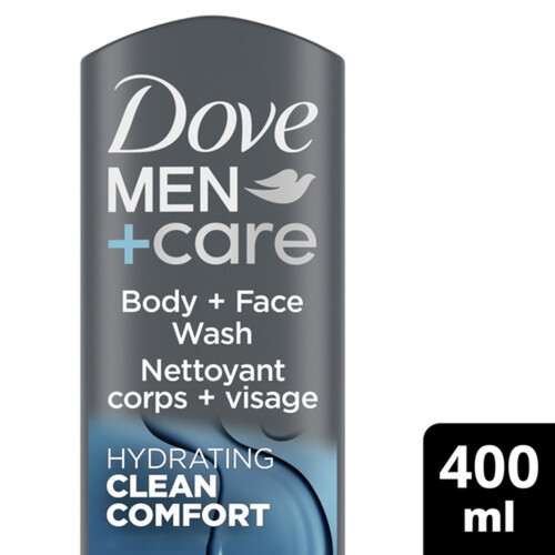 Dove Hydrating Clean Comfort Body And Face Wash 400 ml