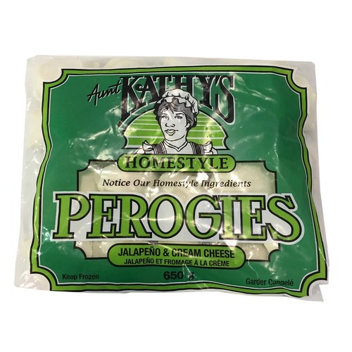 Aunt Kathy's Potato & Jalepeno Perogies 650 g (frozen)