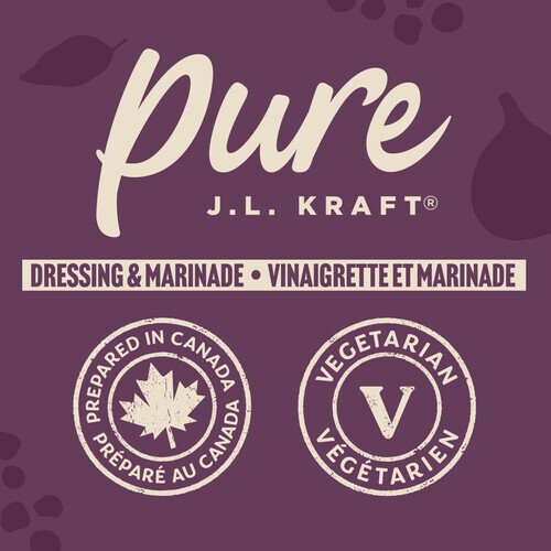 J.L. Kraft Pure Dressing & Marinade Fig Balsamic 355 ml