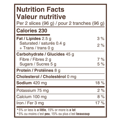 Dempster's Sandwich Bread White Texas Toast 675 g