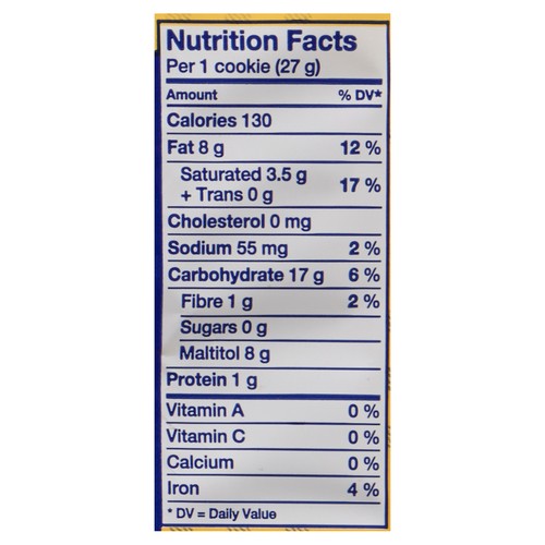 Voortman No Sugar Added Cookies Fudge Striped Shortbread 320 g