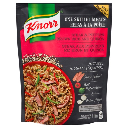 Knorr Meal Starter Steak Peppers Brown Rice & Quinoa 155 g