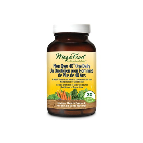 MegaFood Multivitamin Men Over 40 One Daily Tablets 30 Count
