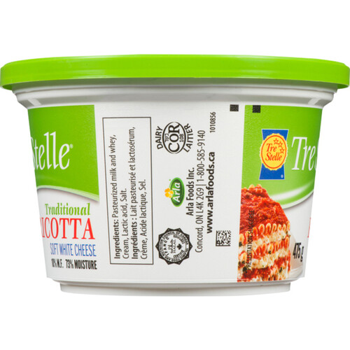 Tre Stelle Traditional Ricotta Cheese 475 g